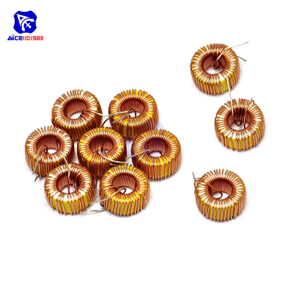 10 шт./лот 100μH 3а катушка Проволочная обертка тороидный Магнитный индуктор