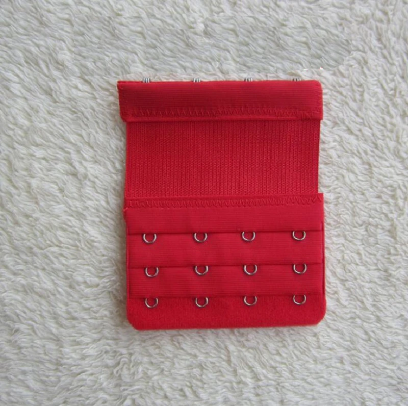 Дамы эластичный 4 крючка бюстгальтер ремень Удлинительный крюк зажим идеальная