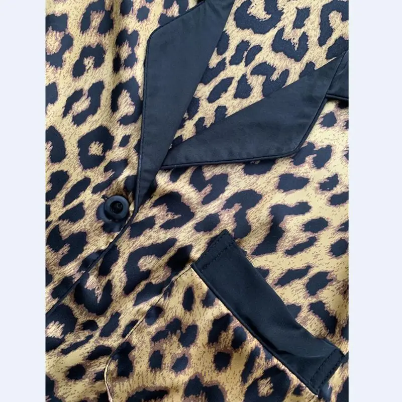 Smmoloa женский Шелковый пижамный комплект атласная пижама Модный домашний костюм