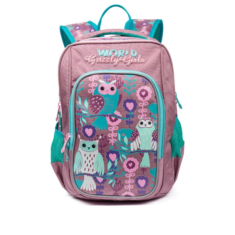 Children School Bags for Girls School Backpacks Cartoon Owl Pattern Waterproof Breathable Orthopedic Backpack Kids Book Bag