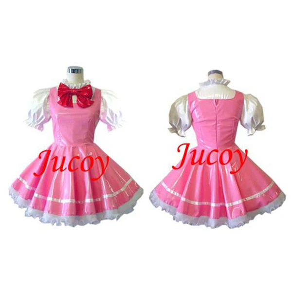 Горничная Сисси Cardcaptor Sakura Kinomoto Pvc платье Косплей Костюм на заказ [CK945]| |