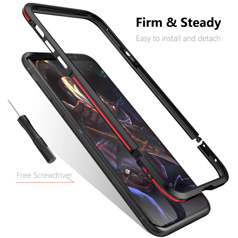 LUPHIE For Apple iPhone X Case Cover Luxury Hard Metal Aluminum Frame Shockproof Bumper Phone for 10 Back Capa | Мобильные телефоны