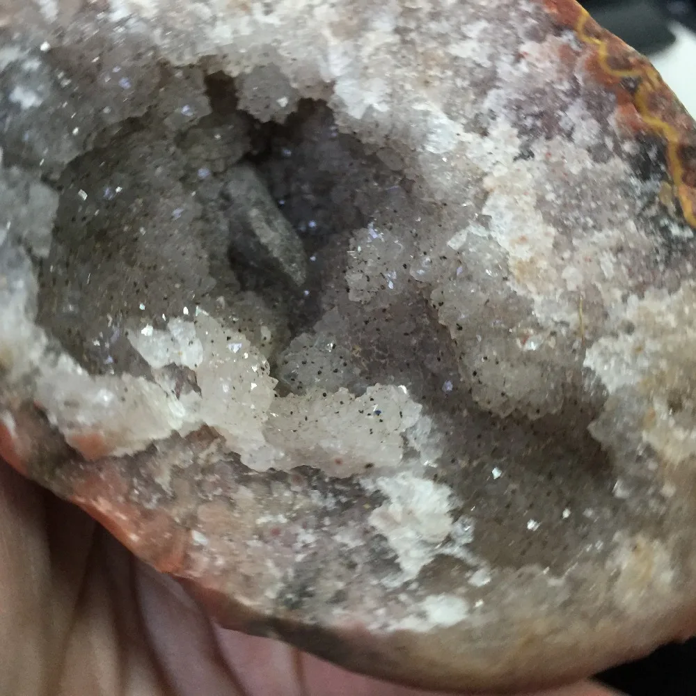 460 г натуральный чистый и агат аметист геоде особенный с лечебным действием