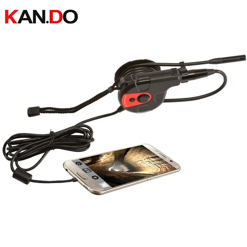 2017 трубка 0.8 м 5.5 мм 6 LED Android эндоскоп ПК эндоскопа Камера OTG USB инспекции 2 высокого