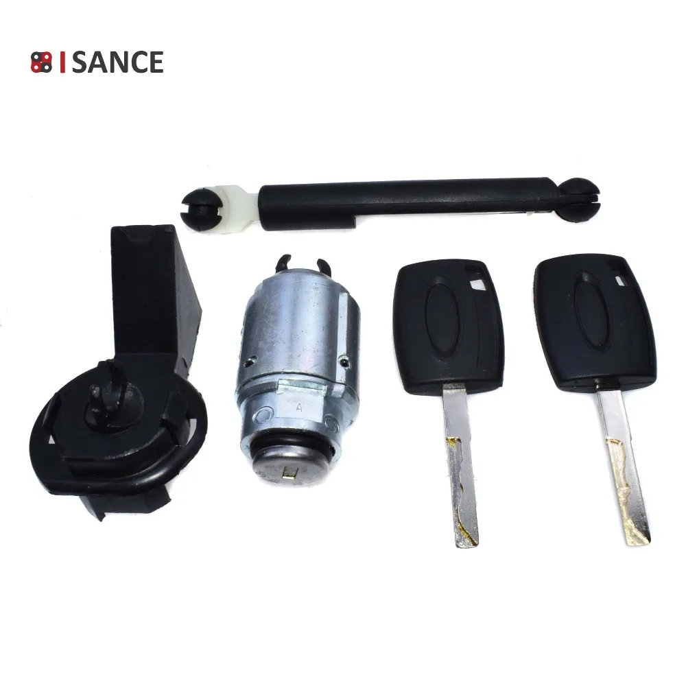 ISANCE капот Блокировка блокировки Комплект цилиндров 2 ключа для Ford Focus II Mk2 2004 2011 OE
