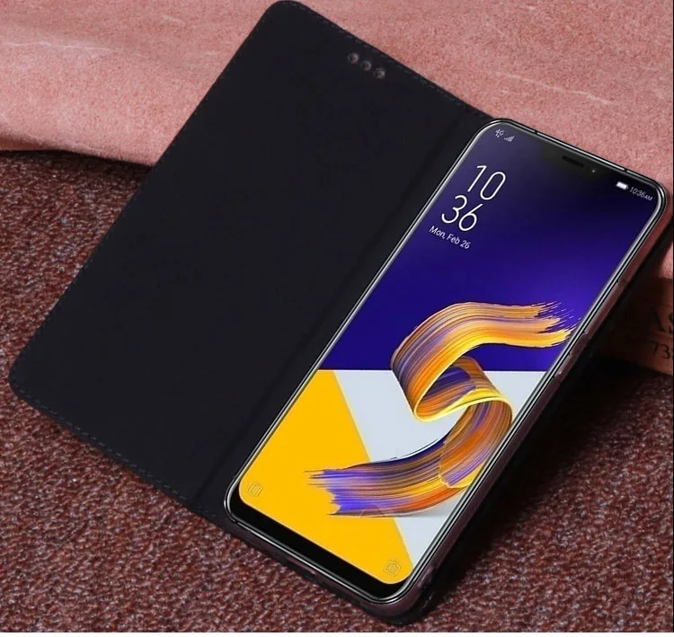 Для Asus Zenfone 5 ZE620KL чехол из натуральной кожи откидной Чехол для Asus Zenfone 5Z ZS620KL чехол s