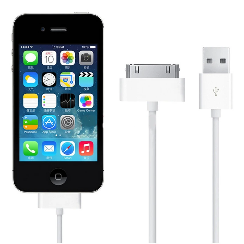 Olhveitra 30 Pin кабель для передачи данных iphone 4 4S зарядное устройство 1 м оригинальный