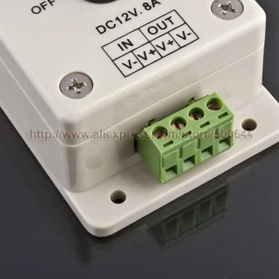 DC 12V 8A LED свет диммер переключатель света модулятор Регулируемый яркий
