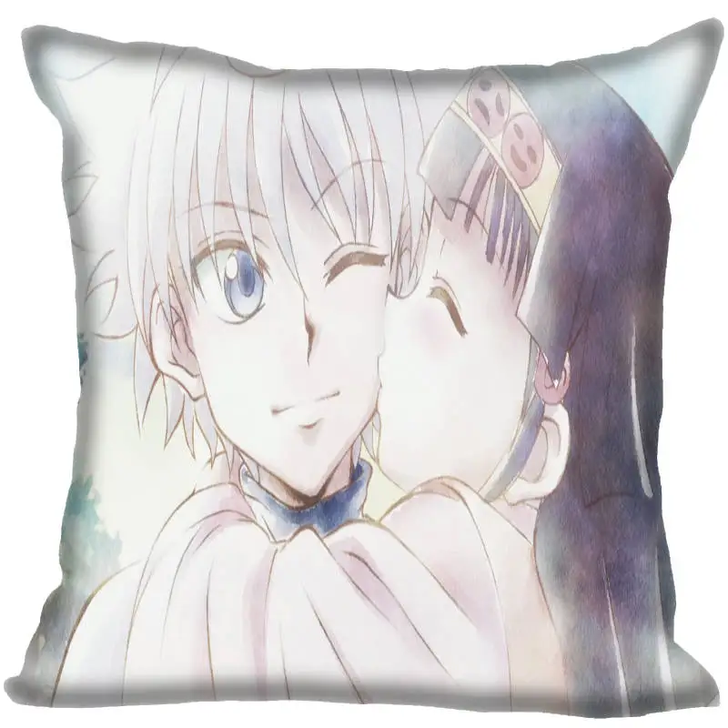 Новое поступление, наволочка для подушки Hunter X Hunter, для спальни, для дома или офиса, декоративные наволочки, квадратная Подушка на молнии, сатиновые мягкие, не выцветают - Цвет: 18