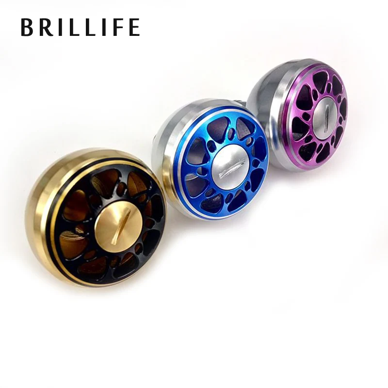 BRILLIFE катушка ручки DIY 2 подшипники алюминиевая Firshing ручка для Shimano Daiwa ABU Garcia
