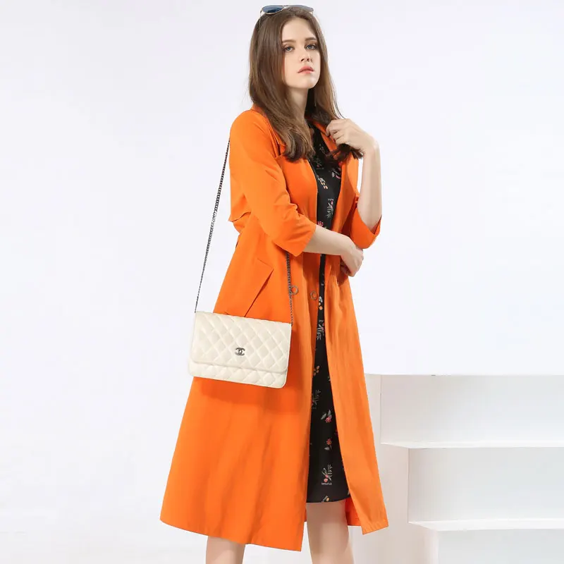 Простой Вкус Женщины Моды Пальто 2017 Новая Коллекция Весна Стиль Регулируемая