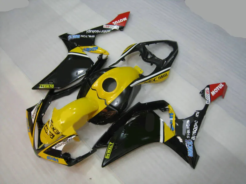 Комплект обтекателей под давлением на заказ для YAMAHA YZFR1 07 08 YZF R1 YZF1000 2007 2008 ABS