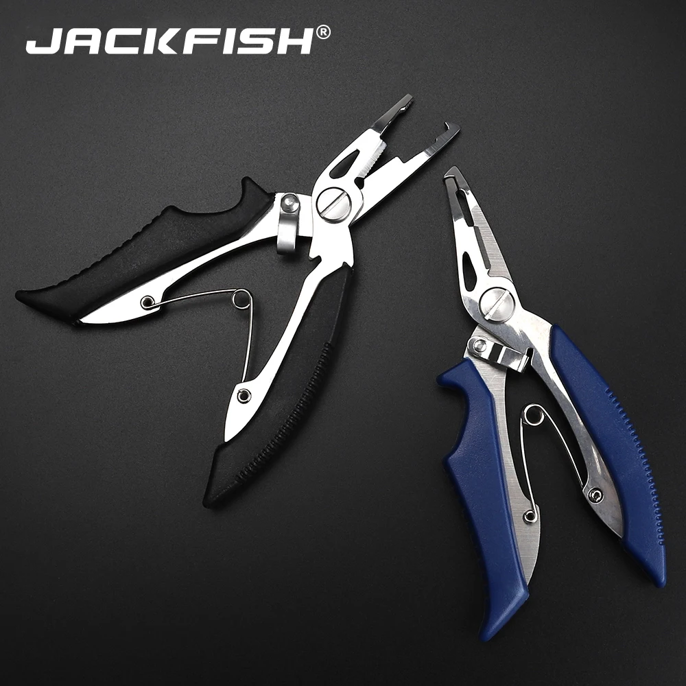 JACKFISH 2 цвета рыболовные плоскогубцы посылка вкой Ножницы Резак для лески