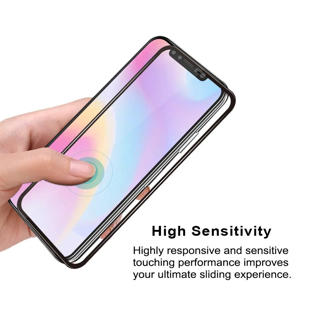 Закаленное стекло с полным покрытием для iphone x Пыленепроницаемая Защитная пленка