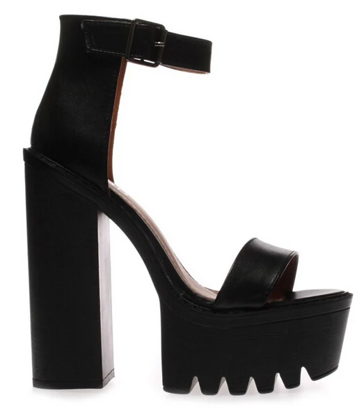 Модные женские замшевые сандалии на платформе и толстом каблуке | Обувь