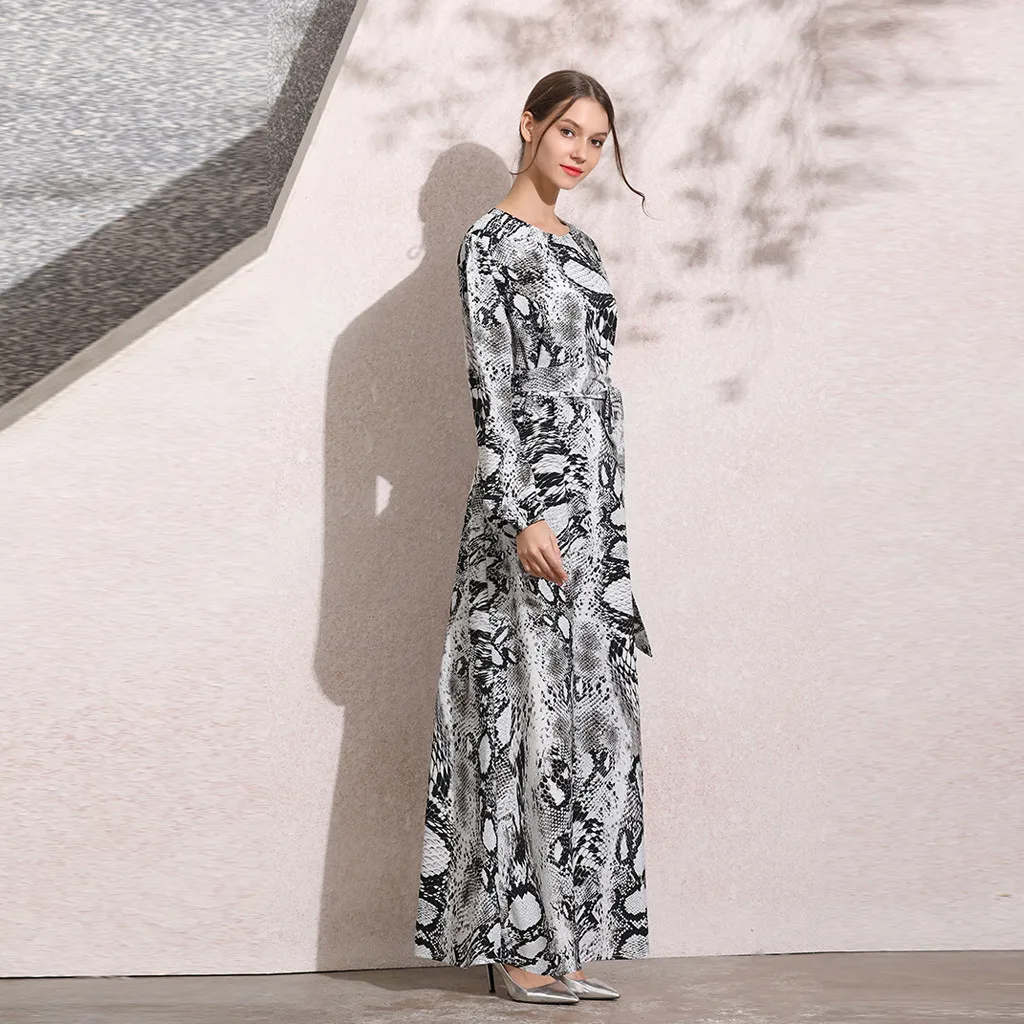 Vestidos 2019 Весенняя полосатая Abaya Дубай Турция арабское мусульманское женское