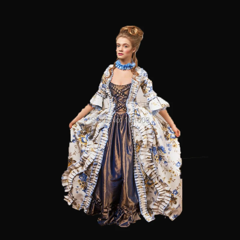Платье Антуанетты в стиле ретро королевская французская герцогиня королева 18-е
