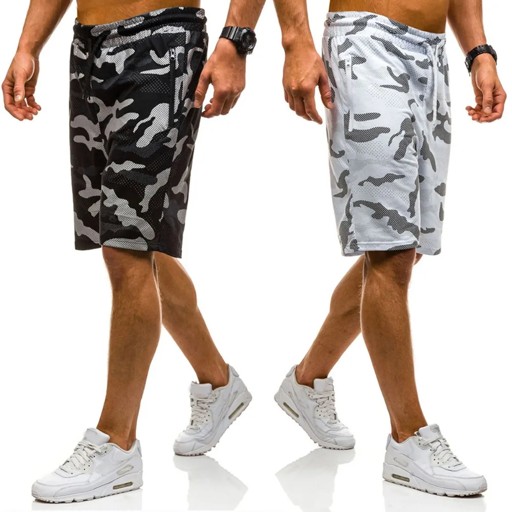 Высококачественные мужские камуфляжные шорты карго повседневные летние пляжные