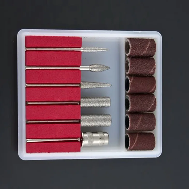 Набор фрез для маникюра и педикюра 3/32 дюйма 6 35 дюйма|manicure machine|nail drill bitsnail bit set |