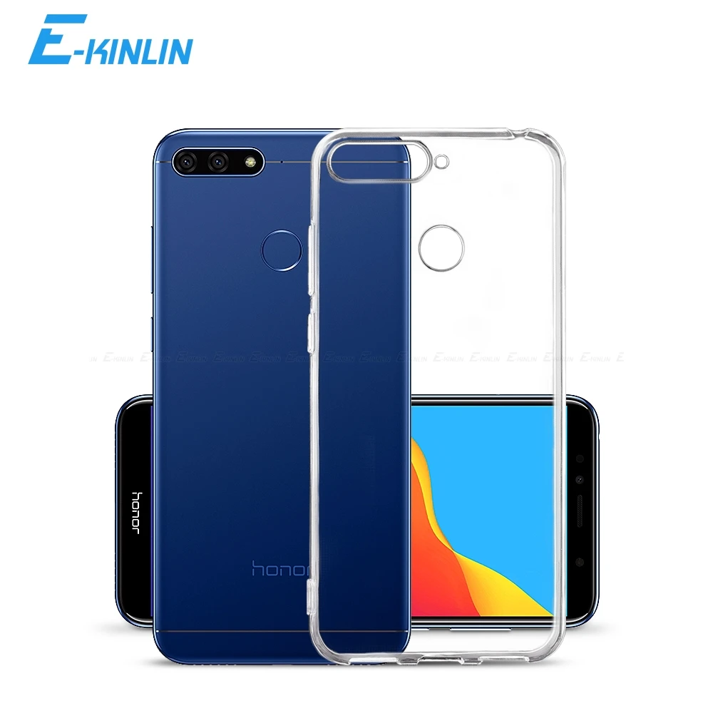 Прозрачный силиконовый чехол для телефона с полным покрытием для HuaWei Honor 9X V9 8A 8C 8X8 S фотоаппаратов моментальной печати 7S 7A 7X 7C 7 6A 6C 6X6 8 Pro Max играть 3 3e глобальной ТПУ чехол
