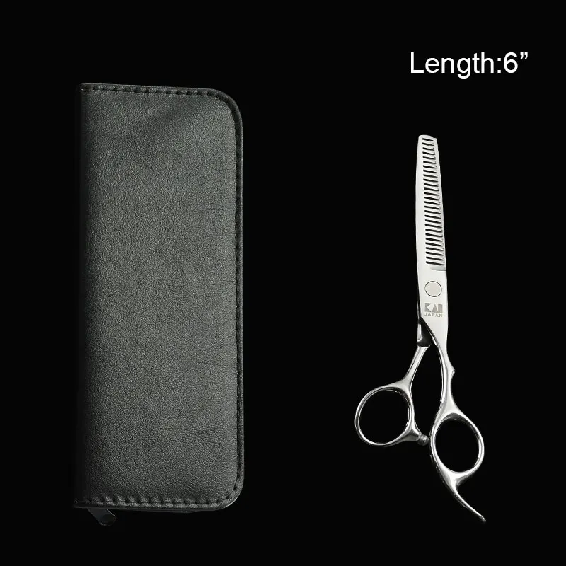 1pc-6 thinning-case Парикмахерские ножницы " /6,5"/" /7,5"/", филировочные ножницы, профессиональные ножницы для волос, стильные инструменты для парикмахерских или собак - Цвет: 1pc-6 thinning-case