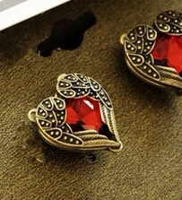 E0117 2016 сверкающие серьги в виде сердца европейском и американском стиле|earrings