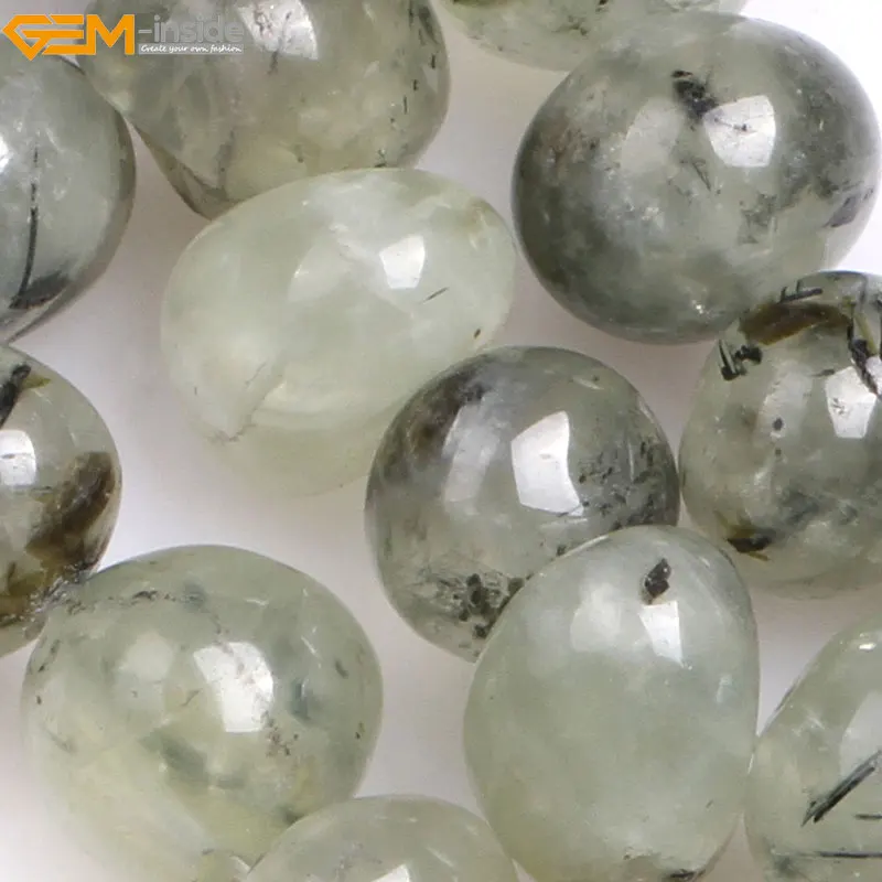 Gem-inside много смешанных Подвески из смешанных камней ассортимент произвольной формы картофельные стеклянные бусины для изготовления ювелирных изделий 8X12 мм 15 дюймов DIY ювелирные изделия