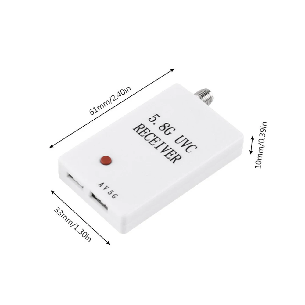 Mini 5.8G FPV Receiver UVC Video Downlink OTG for VR Android Phone Smartphone Quadcopter Drone Accessories | Электроника
