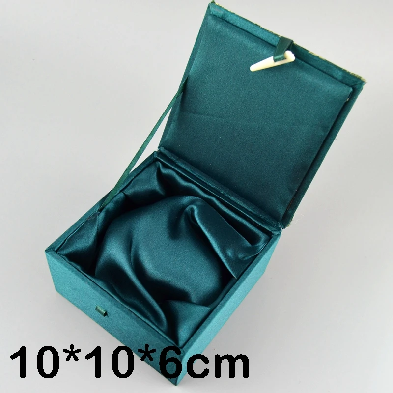 Высококачественная коробка для Драгоценностей из парчи 10*10*6 см подарочные