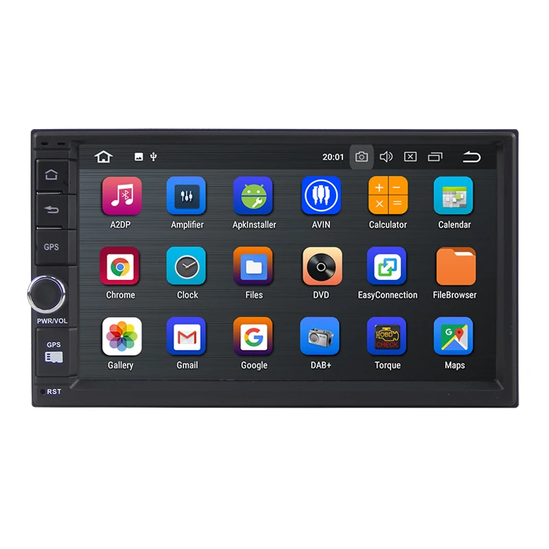 STAPON Универсальный Android 8 1 2 г + 16 ROM Автомобильный мультимедийный DVD 7 дюймов PX30 с DAB