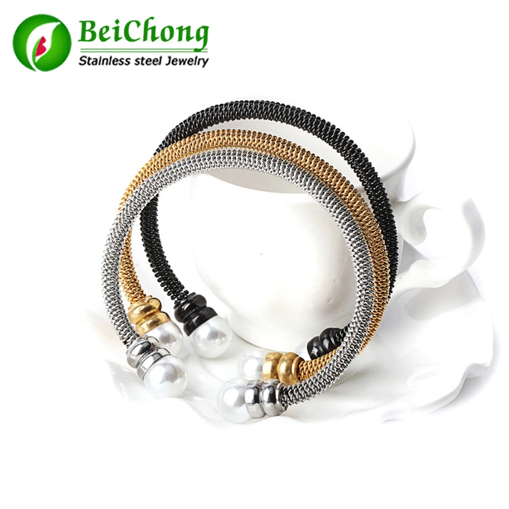 

10 шт./партия, женские браслеты из нержавеющей стали под розовое золото