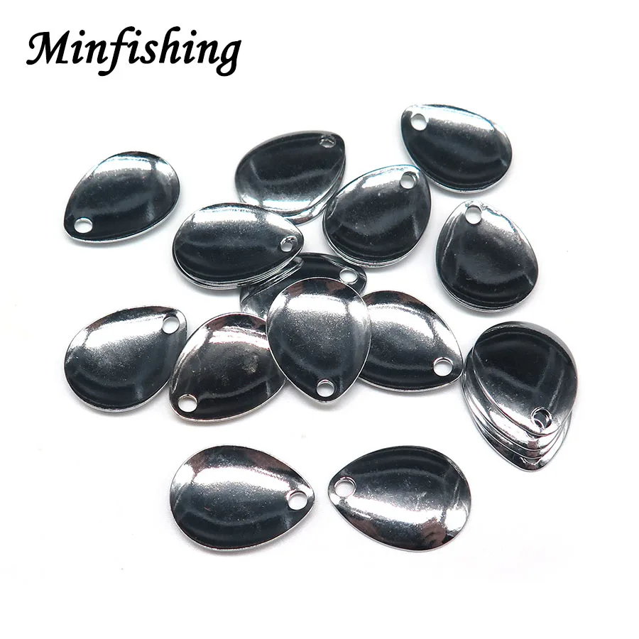Minfishing 200 шт./партия шумная металлическая ложка приманка аксессуары искусственная
