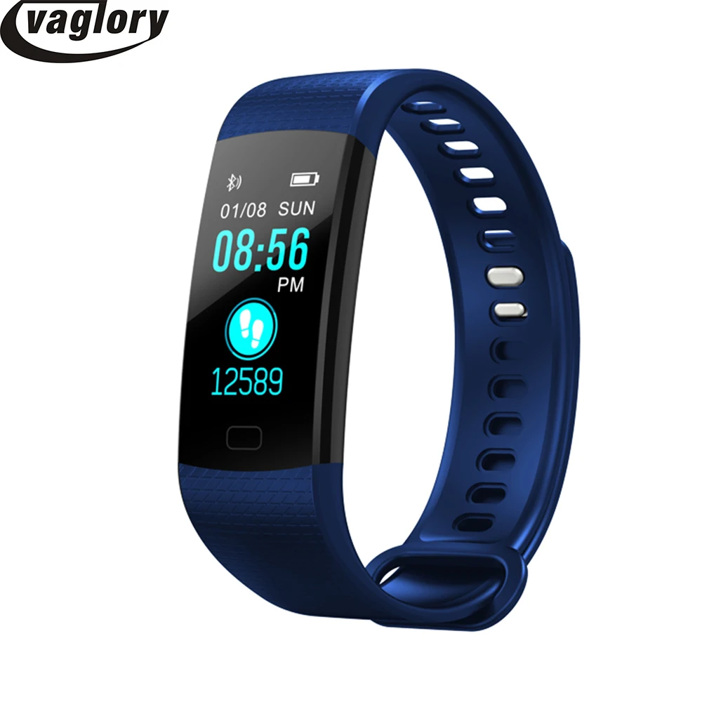 Smart Band Y5 Smartband Color Screen Wristband Heart Rate Activity Fitness tracker Electronics Bracelet | Электроника