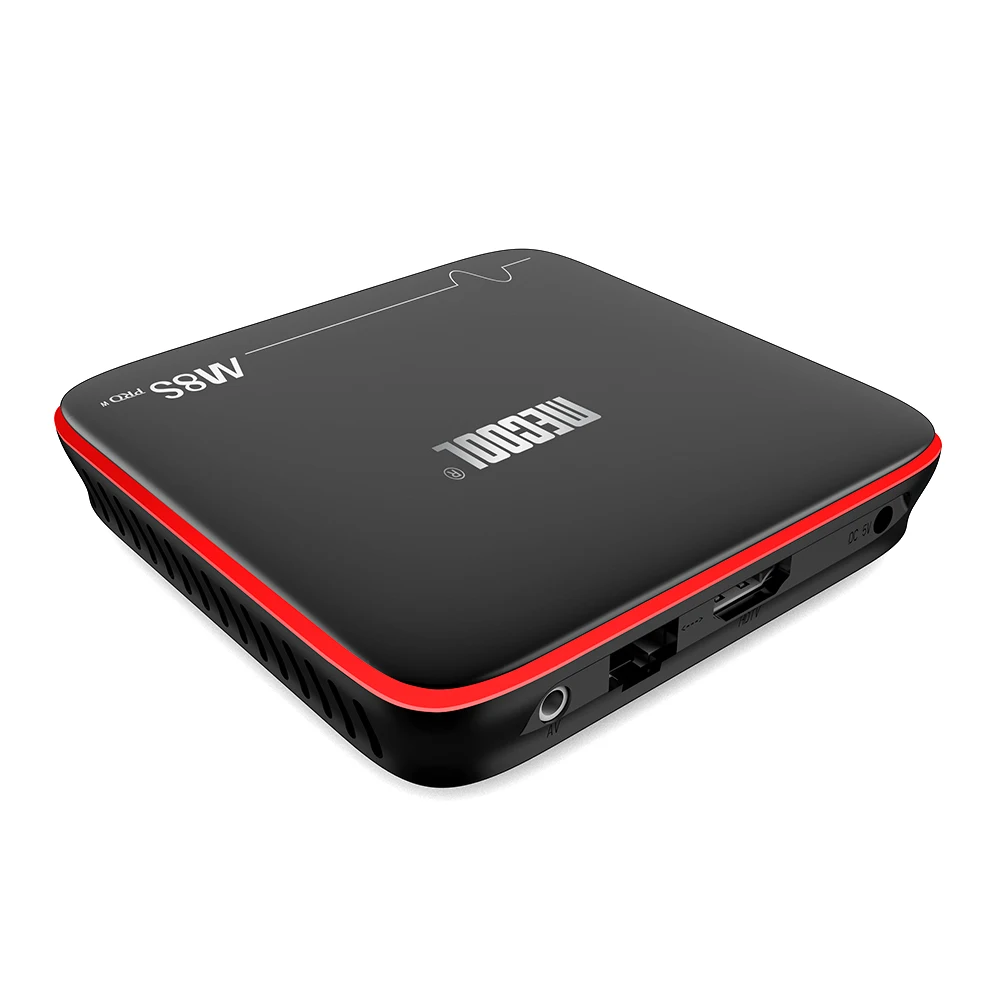 Mecool M8S Pro W Android ТВ приставка Amlogic S905W четырехъядерный ТВ приставка 2 Гб 16G Android 7,1 умный медиаплеер 4K 2,4G Wifi ТВ приёмник