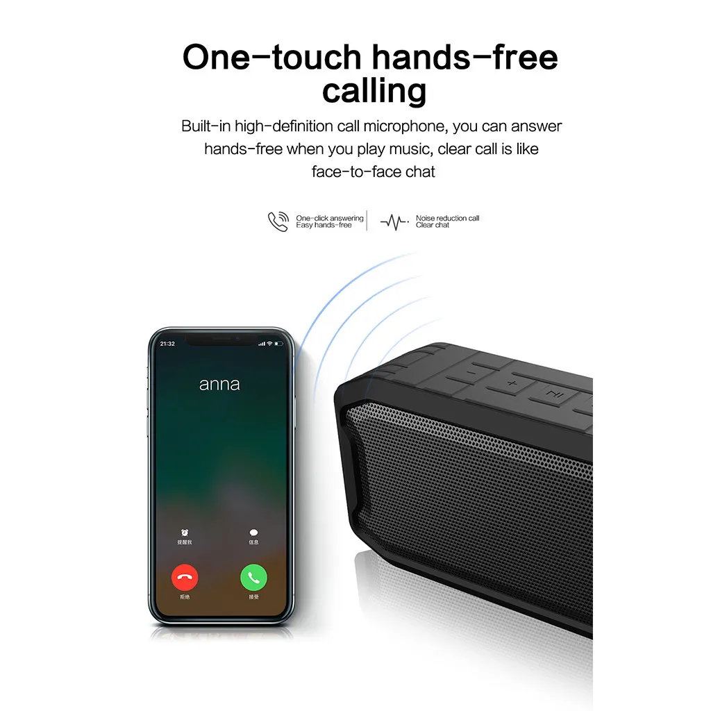 Беспроводная bluetooth колонка VOBERRY черный зеленый красный|Портативные колонки| |