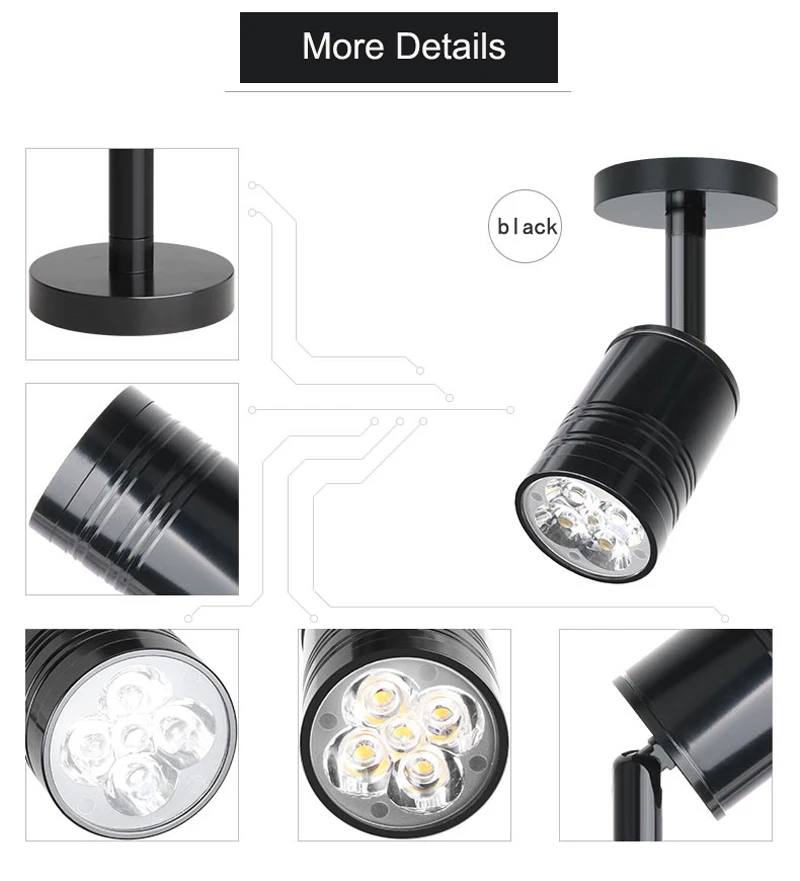 Светодиодные мини-прожекторы настенное крепление поверхность потолочный