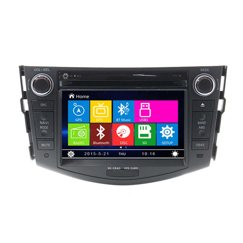 Бесплатная доставка 7 дюймовый автомобильный DVD плеер GPS навигация для Toyota RAV4 2006