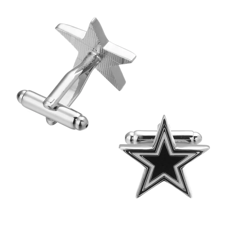 Женские Ювелирные запонки с пятиконечными звездами мужские высококачественные