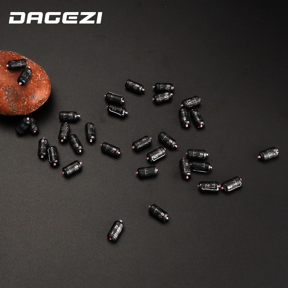 Грузила DAGEZI 5 шт./лот свинцовый грузила для ловли карпа формы свинца с