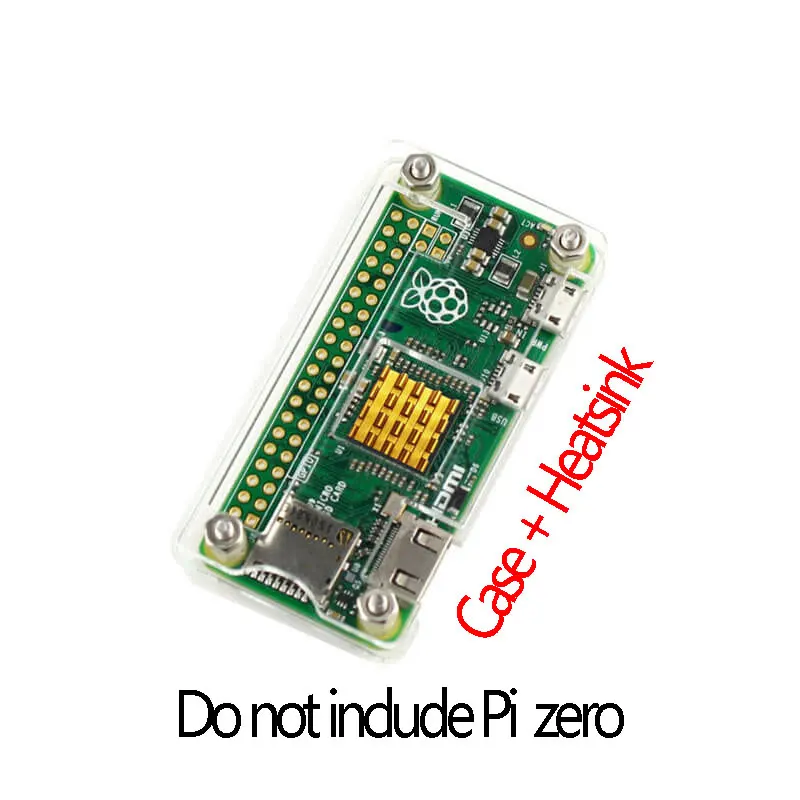 

Raspberry Pi zero W Pi0 Board case BOX shell and Heatsinks