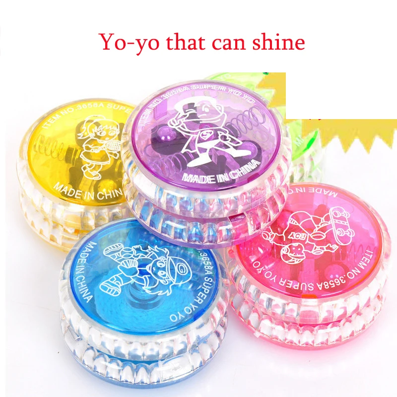 Huilong креативная светящаяся маленькая игрушка красочный yo с электронной вспышкой - Фото №1