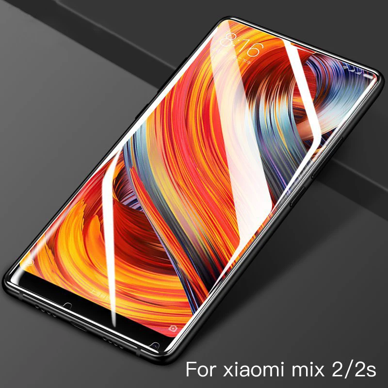 Защитное стекло закаленное 3D для Xiaomi Mi MIX 2/2 S | Мобильные телефоны и аксессуары