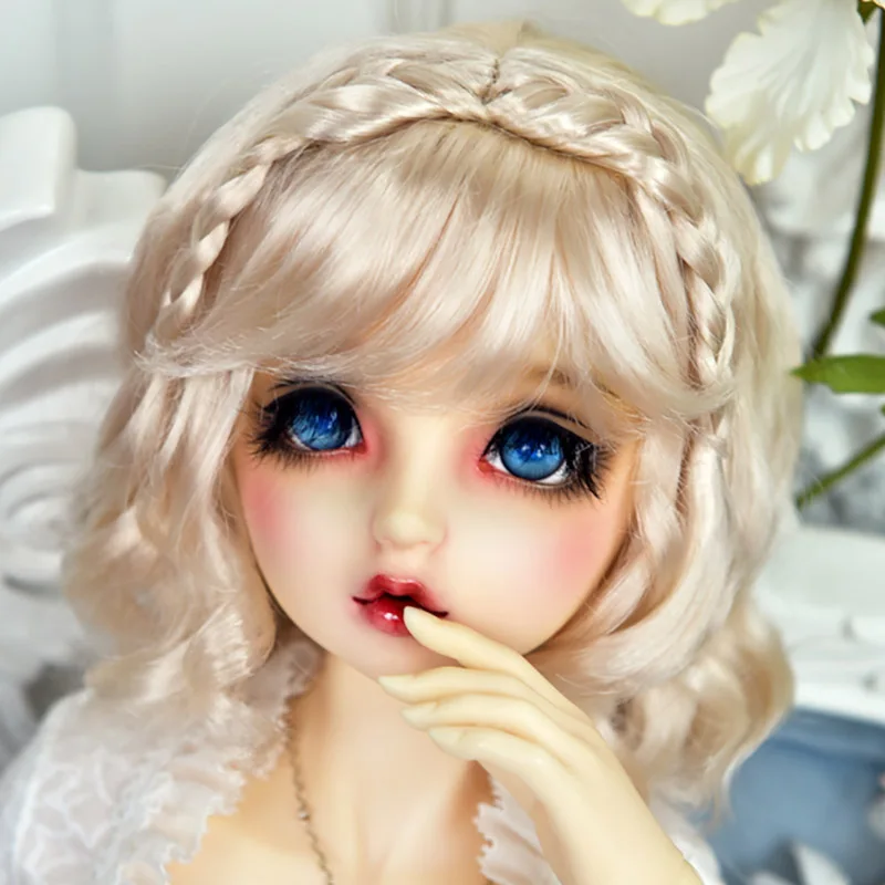 Cateleya bjd парик куклы Супер Мягкий Шелковый стиль волос 5 цветов на выбор 1/3 1/4 1/6