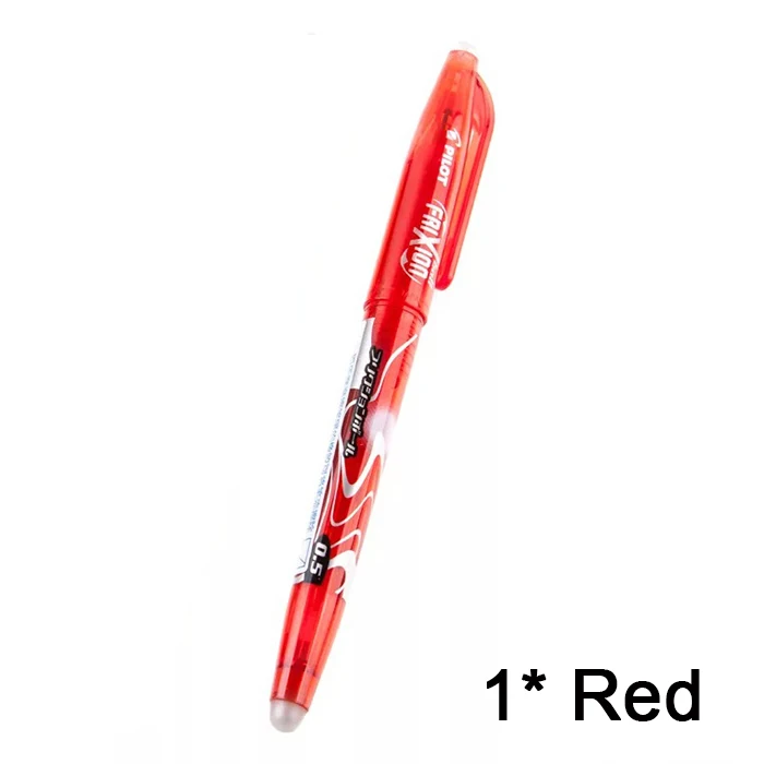 Pilot Frixion LFB-20EF-B цвета стираемый маркер гелевая ручка с чернилами Средний наконечник 0,5 мм для Elfinbook - Цвет: 1 Red