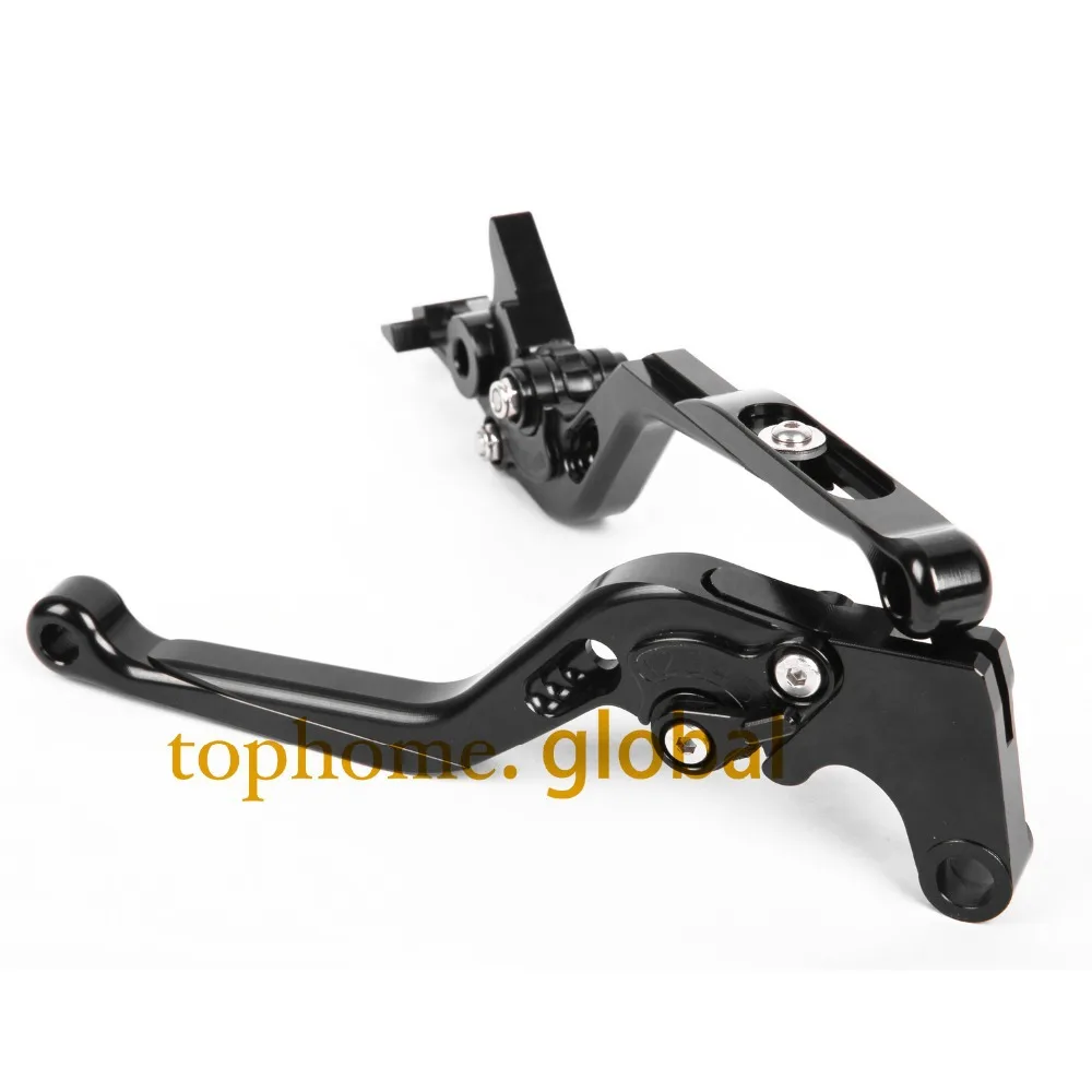 Черные аксессуары для мотоциклов складные и выдвижные рычаги тормозной муфты с