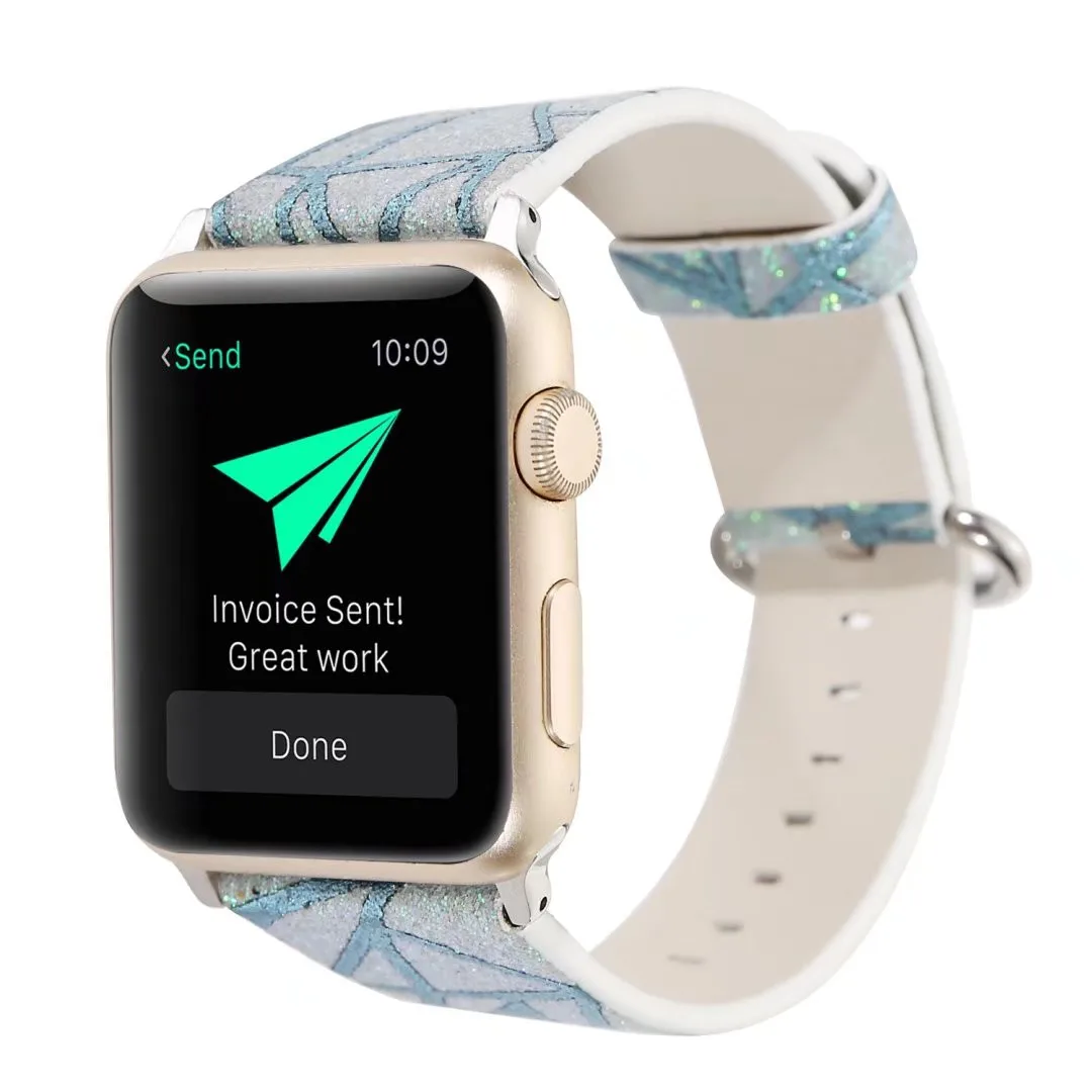 Браслет из искусственной кожи для Apple Watch Series 3 iWatch 1/2 42 мм 38 мм|Ремешки часов| |