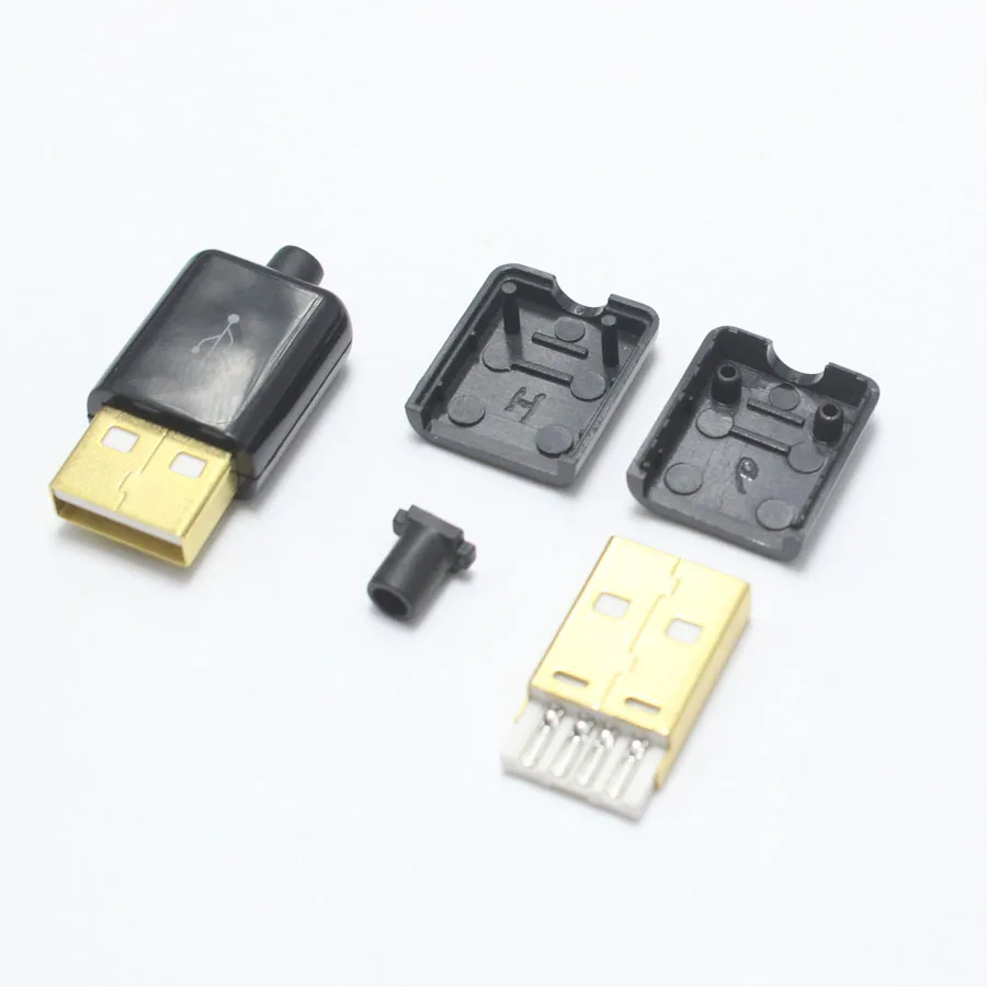 4 шт./комплект пластиковые розетки для USB 2 0|Соединители| |