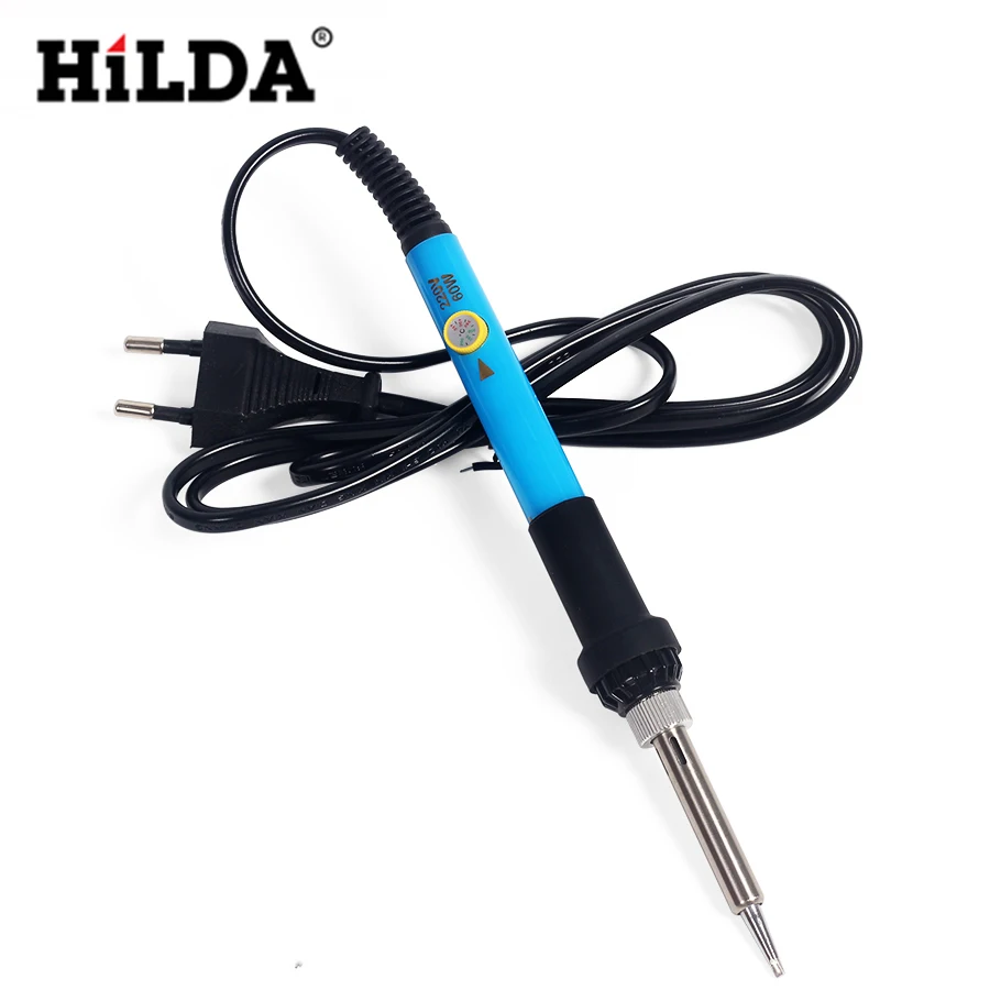 Электрический паяльник HILDA 110 В/220 в США и ЕС инструмент для ремонта ручки 60 Вт с