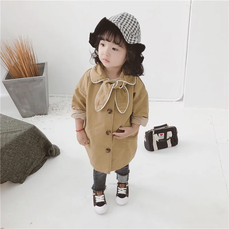 Детская куртка кардиган с бантом цвета хаки|Куртки и пальто| |