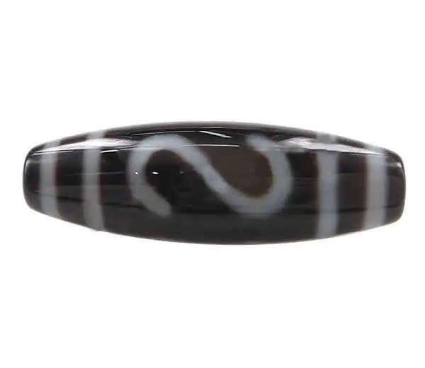 

Natural Tibetan Stone Dzi Beads Oval AAA Grade S Shape & Two Tone Fit Bracelet DIY Fashion Jewelry Gift Men Women